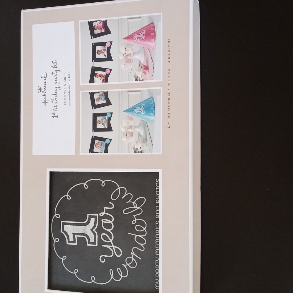 Hallmark 1at birthday party kit
